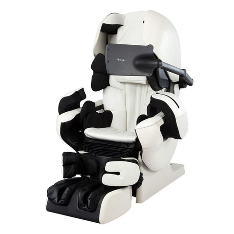 Robo - خانواده Inada Therapina Robo HCP-LPN30000 صندلی ماساژ صندلی ماساژ سفید چرم Faux جهان