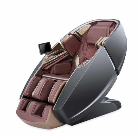 کپسول فضایی - NAIPO MGC-8900 ماساژ صندلی سیاه و سفید قرمز چرم Faux صندلی ماساژ جهان
